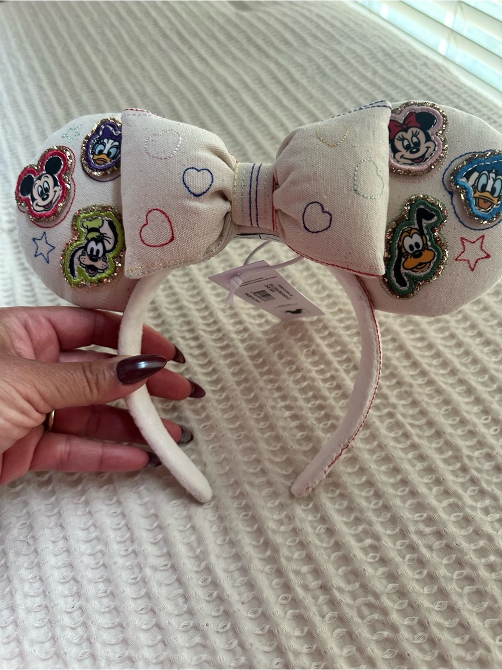 Stoney Clover Lane X Mickey and Friends Collections Natural Headband 2026